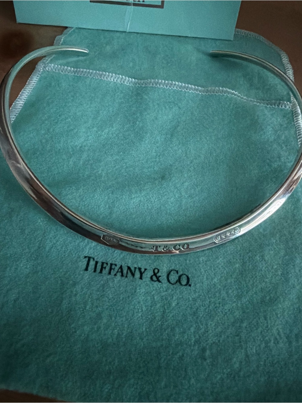 Tiffany & Co. Elsa Peretti Sterling Silver Torque Necklace